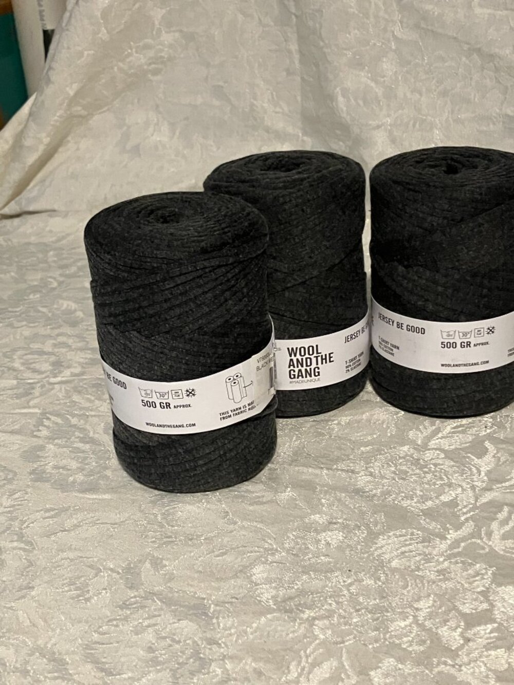 Wool and the Gang Jersey be Good t-shirt yarn